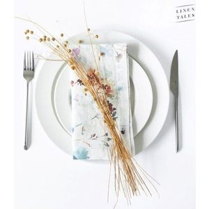 Lněné ubrousky v sadě 2 ks Watercolour – Linen Tales obraz