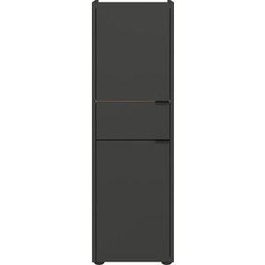 Antracitová vysoká koupelnová skříňka 34x111 cm Forano – Germania obraz