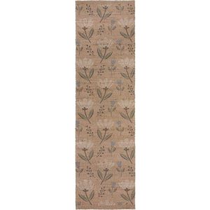 Ručně tkaný běhoun s příměsí juty v přírodní barvě 60x230 cm Arriana – Flair Rugs obraz