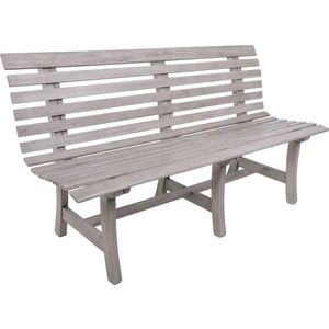 Šedá dřevěná zahradní lavice Mandalay – Garden Pleasure obraz