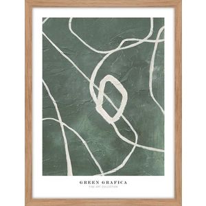 Obraz 32x42 cm Green Grafica – Malerifabrikken obraz