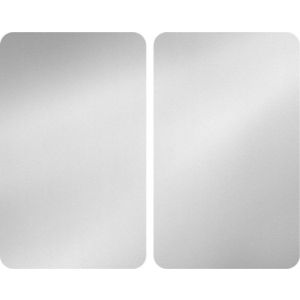 Set 2 skleněných krytů na sporák Wenko Universal Silver obraz
