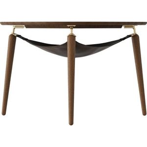 Hnědý konferenční stolek ø 80 cm Hang Out – UMAGE obraz