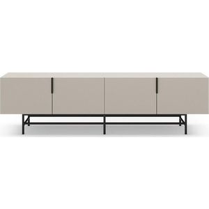 Krémový TV stolek 200x63, 5 cm Eldia – Marckeric obraz