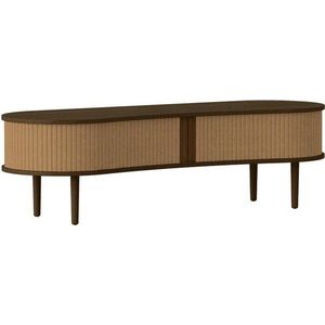 Hnědo-světle hnědý TV stolek v dekoru dubu 140x40x46 cm Audacious – UMAGE obraz