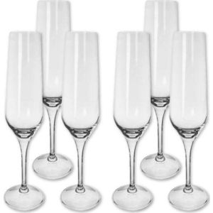 Sklenice na sekt v sadě 6 ks 195 ml Rebecca – Orion obraz