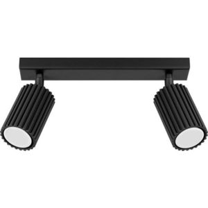 Černé stropní svítidlo 6, 5x30 cm Gleam – Nice Lamps obraz