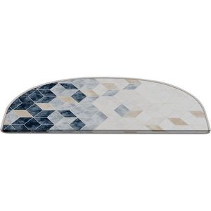 Modro-bílé nášlapy na schody v sadě 16 ks 20x65 cm Boxes – Vitaus obraz