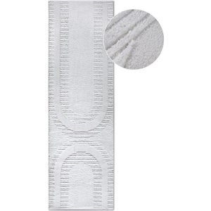 Krémový běhoun 80x240 cm Bartoux Cream White – Elle Decoration obraz