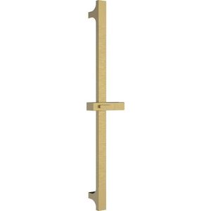 Nástěnná sprchová tyč z nerezové oceli ve zlaté barvě s posuvným držákem 68 cm – Sapho obraz