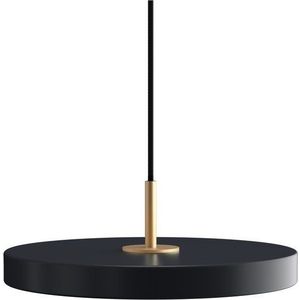Antracitové LED závěsné svítidlo s kovovým stínidlem ø 31 cm Asteria Mini – UMAGE obraz