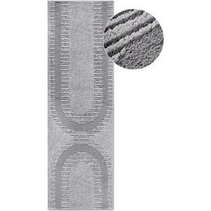 Šedý běhoun 80x240 cm Bartoux Light Grey – Elle Decoration obraz