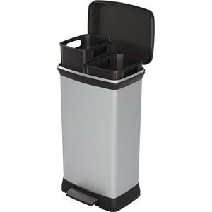 Plastový odpadkový koš na tříděný odpad/pedálový 23+23 l Deco - Curver obraz