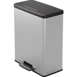 Pedálový plastový odpadkový koš 65 l Rectangular - Curver obraz