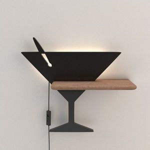 Černé LED nástěnné svítidlo Piccolo – Candellux Lighting obraz