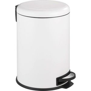 Bílý odpadkový koš Wenko Bin, 20 l obraz