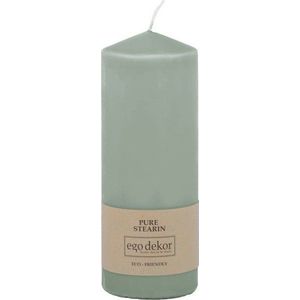 Tyrkysově modrá svíčka Eco candles by Ego dekor Top, doba hoření 50 h obraz