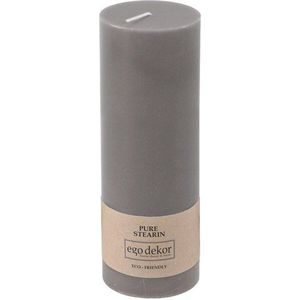 Šedá svíčka Eco candles by Ego dekor Friendly, doba hoření 60 h obraz