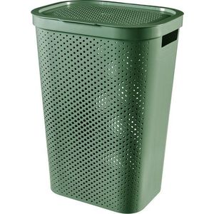 Zelený koš na prádlo Curver Infinity Hamper, 60 l obraz