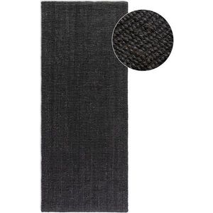 Černý jutový běhoun 80x200 cm Bouclé – Hanse Home obraz