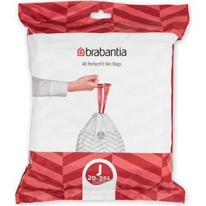 Pytle na odpadky v sadě 40 ks 25 l PerfectFit J – Brabantia obraz