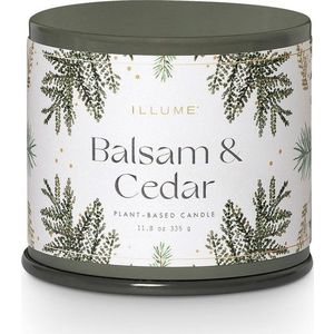 Vonná sojová svíčka doba hoření 50 h Balsam & Cedar – ILLUME x Bloomingville obraz