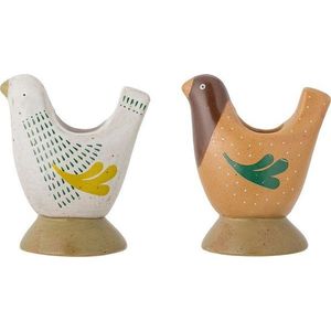 Kameninové svícny v sadě 2 ks Reem – Bloomingville obraz