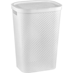 Bílý plastový koš na prádlo 60 l Infinity – Curver obraz