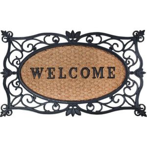 Rohožka z kokosového vlákna 45x45 cm Welcome - Esschert Design obraz