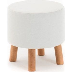 Bílý taburet Silindir – Balcab Home obraz