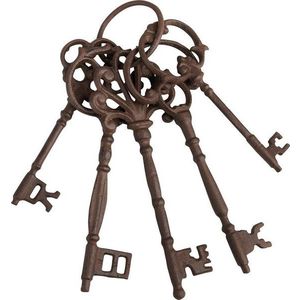 Litinová zahradní dekorace Keys – Esschert Design obraz