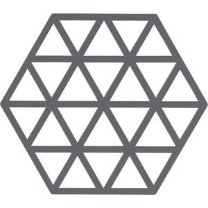 Šedá silikonová podložka pod horké nádoby Zone Triangles obraz