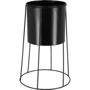 Černý držák na květináč Esschert Design Planter obraz