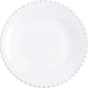 Bílý kameninový talíř na polévku Costa Nova Pearl, ⌀ 24 cm obraz