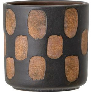 Terakotový květináč Bloomingville Avo Deco, výška 12 cm obraz