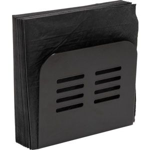 Černý držák na ubrousky Wenko Black Outdoor Kitchen Baco obraz