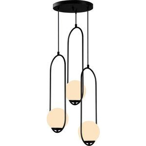 Černé závěsné svítidlo Squid Lighting Arch, výška 146 cm obraz