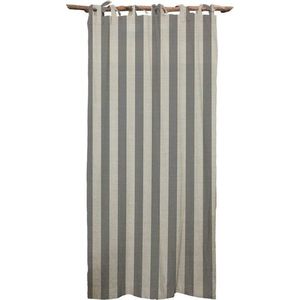 Šedý závěs Really Nice Things Cortina Hogar Grey Stripes obraz
