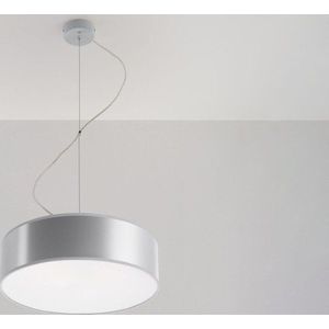 Šedé závěsné svítidlo ø 35 cm Atis – Nice Lamps obraz