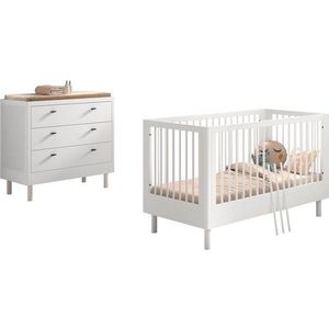 Set dětského nábytku z bukového dřeva 2 ks Forrest – Vipack obraz