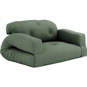 Zelená rozkládací pohovka 140 cm Hippo - Karup Design obraz