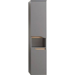 Šedá vysoká koupelnová skříňka 30x141 cm Set 357 - Pelipal obraz