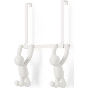 Bílý plastový věšák na dveře 22 cm Buddy – Umbra obraz