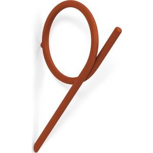 Oranžový nástěnný ocelový háček Tuba – Spinder Design obraz