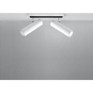 Bílé stropní svítidlo 6x30 cm Mira – Nice Lamps obraz