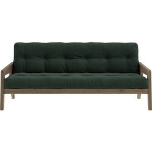 Zelená manšestrová rozkládací pohovka 204 cm Grab - Karup Design obraz