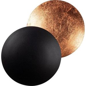 LED nástěnné svítidlo v černé a měděné barvě ø 25 cm Yosma – Opviq lights obraz