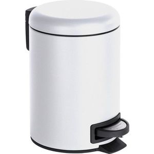 Bílý odpadkový koš Wenko Leman, 3 l obraz