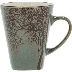 Zelený hrnek z kameniny 350 ml Hela – Villa Collection obraz