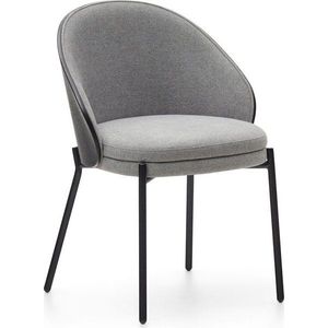 Černo-šedá jídelní židle Eamy – Kave Home obraz